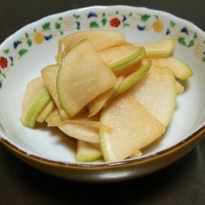 自家製干し大根で、簡単パリパリ漬け物